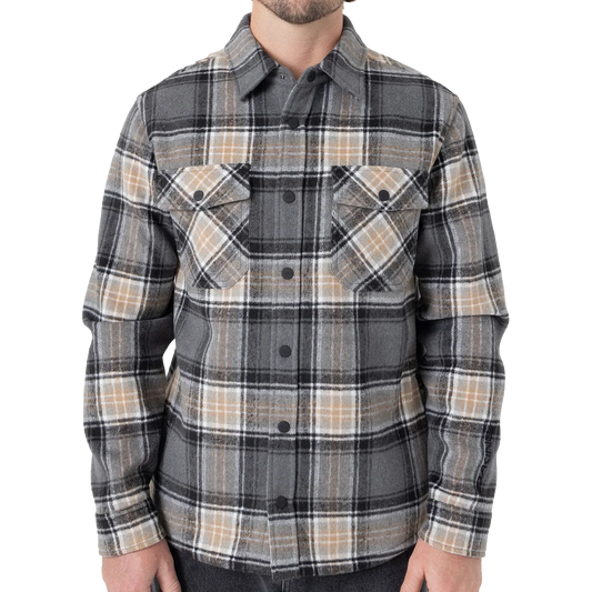 Snap Front Bonded Shirt Jacket 2025