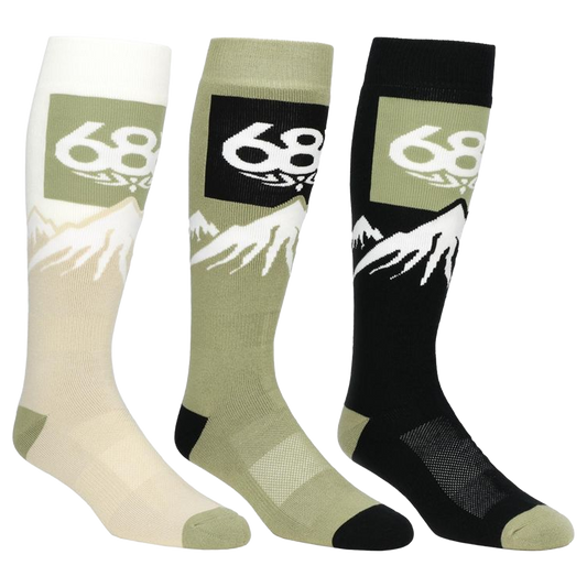 Snow Caps 3 Pack Sock 2026