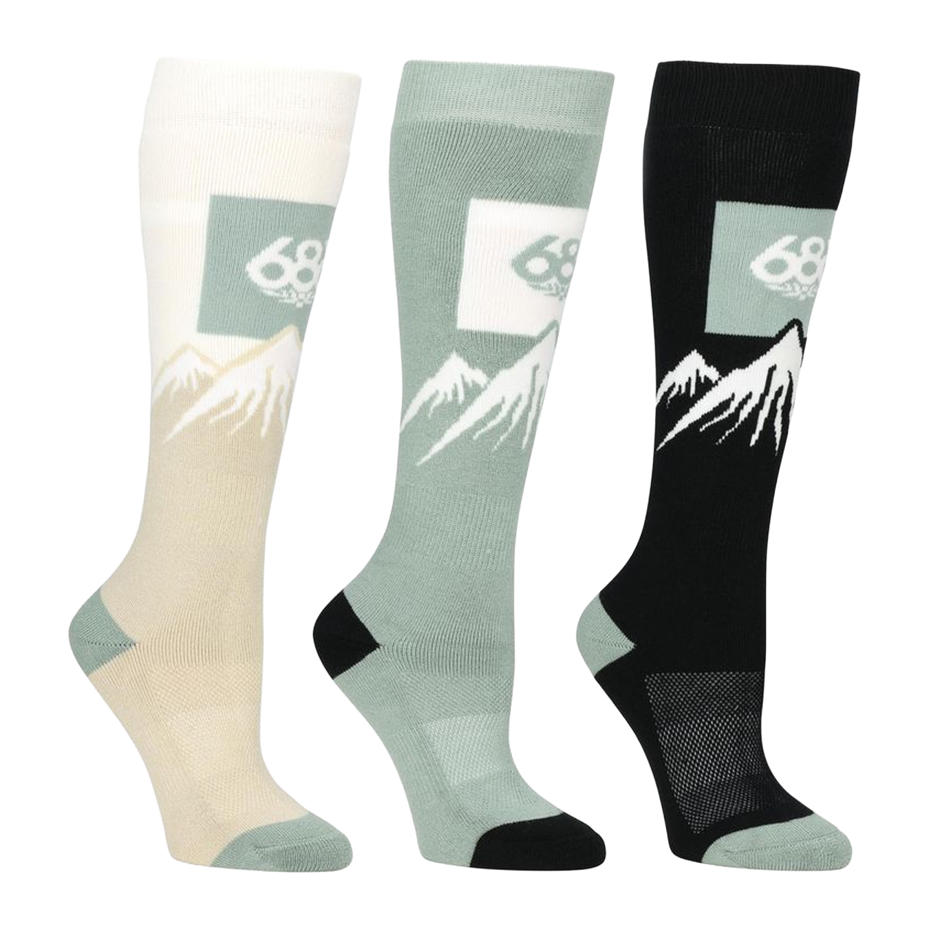 Snow Caps 3 Pack Sock 2026