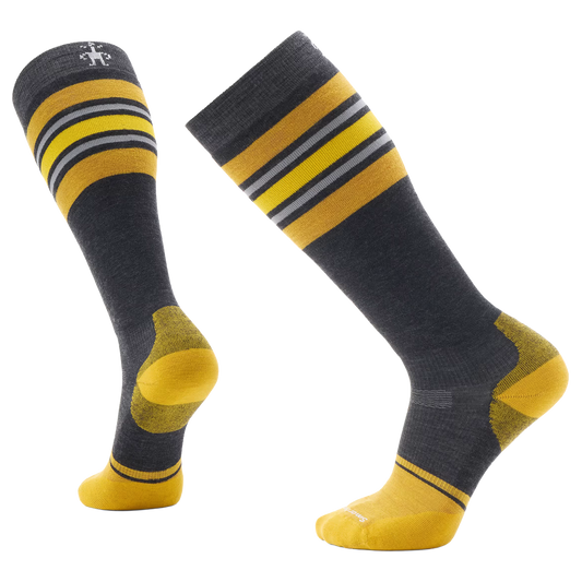 Snow Targeted Cushion Stripe Extra Stretch OTC Sock 2026