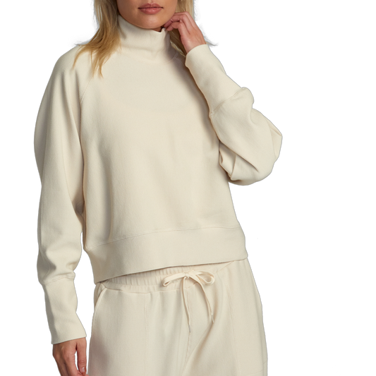 Sofie Waffle Mock Neck Sweater 2024