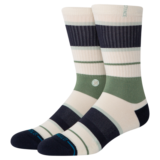 Striped Delt Crew Sock