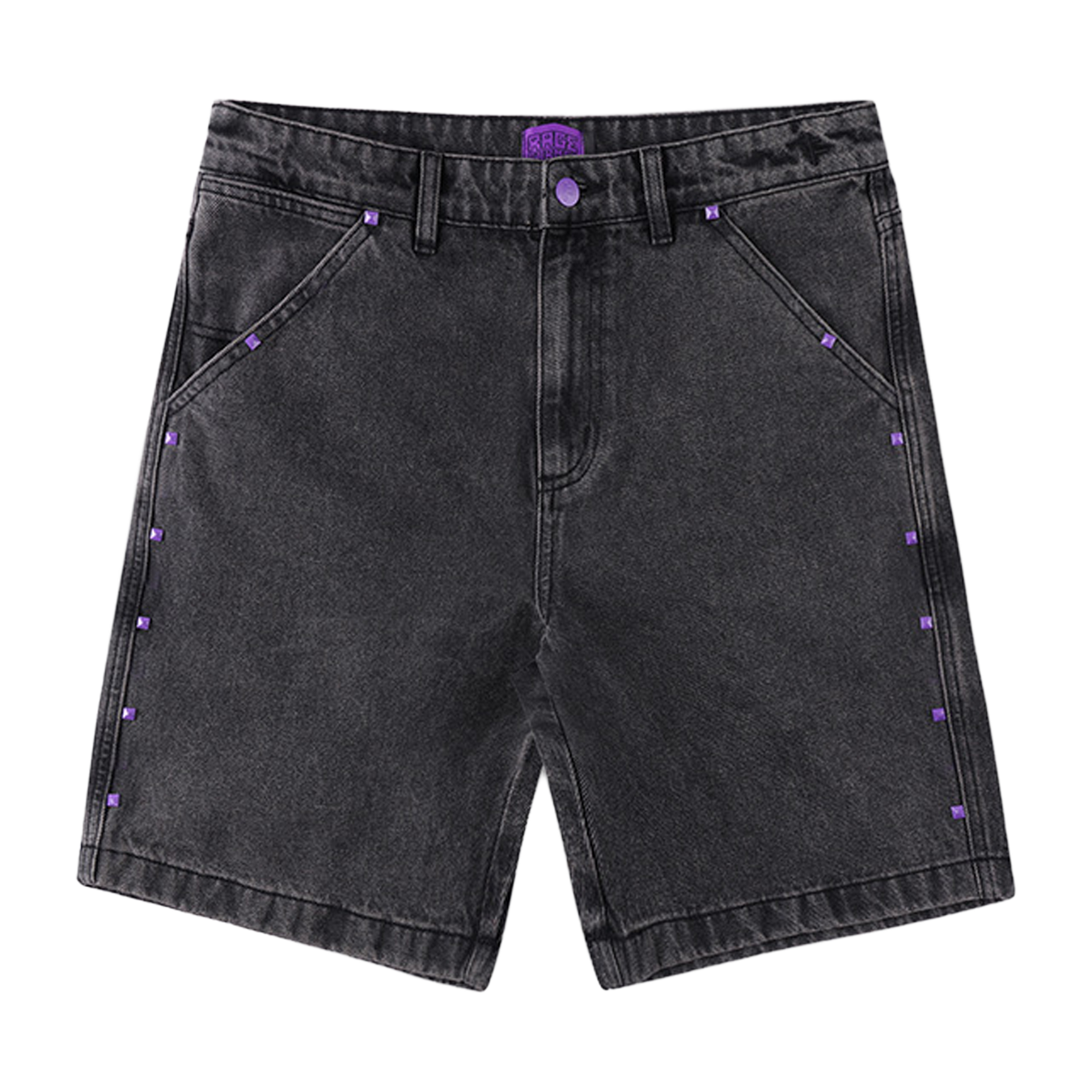 Studded Denim Walk Short