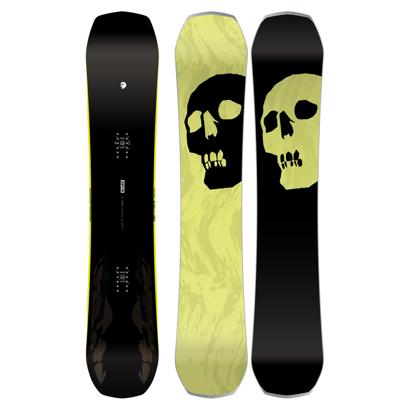 The Black Snowboard Of Death Snowboard