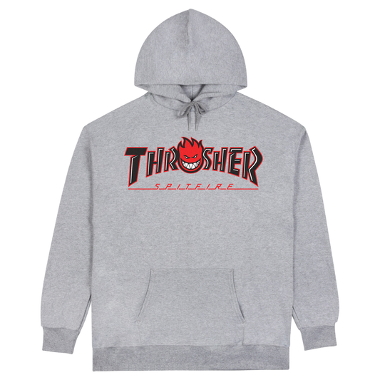 Thrasher X Spitfire Big Head Outline Hoodie