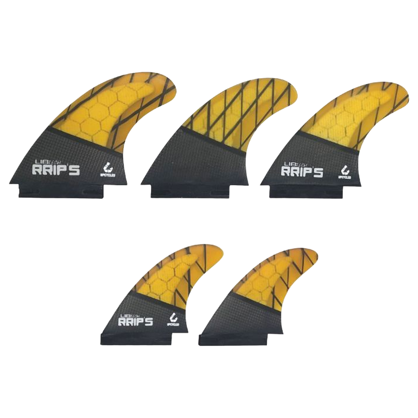 Tri Quad 5 Fin Set