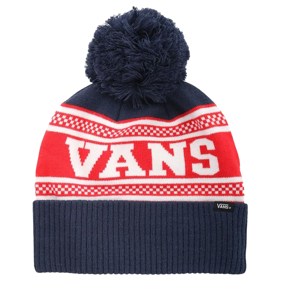 Check Pom Beanie