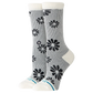 W's Floral Stitch Crew Sock