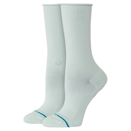 W's Rolled Solid Crew Sock