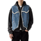 Western Denim Sherpa Vest
