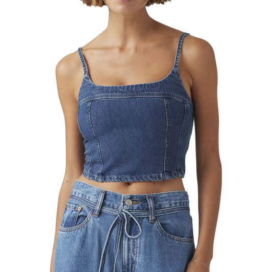 Jadine Denim Cami Tank Top 2025