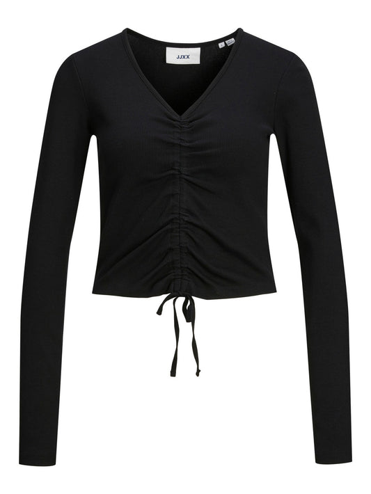 W JXFenja Rib L/S Top