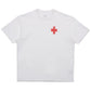 Last Resort AB Mens Cross Short Sleeve T-Shirt-White-L