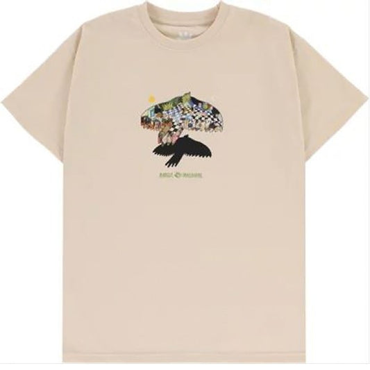 Magenta Mens Museum Short Sleeve T-Shirt-Natural-M