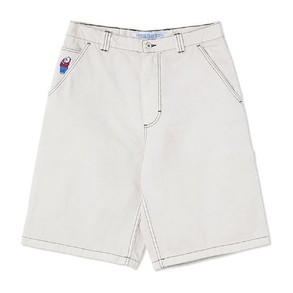 Polar Mens Big Boy Workshorts Short-Washed White-L