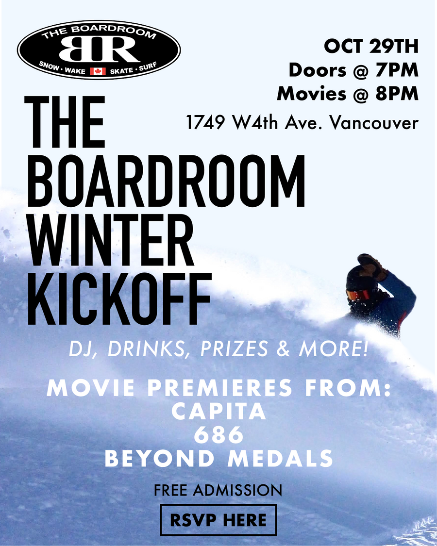 The Boardroom Winter Kickoff - Oct 29