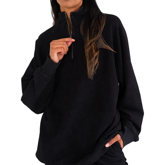 1/2 Zip Not Your BF L/S 2025