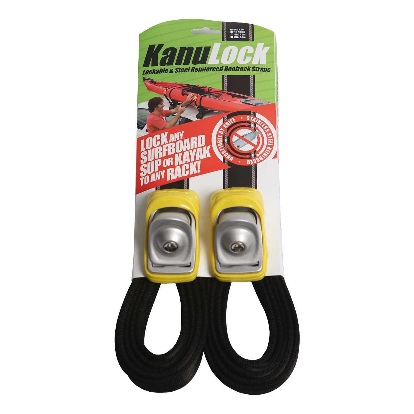 4.0m / 13 Ft Kanulock Lockable Tiedown Set