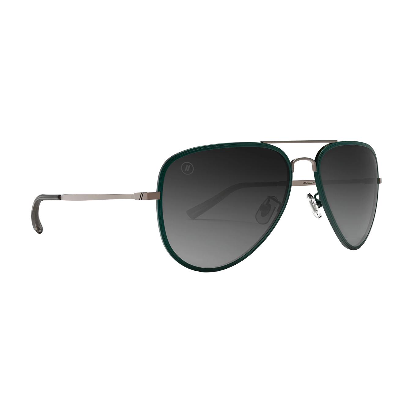 A Series Sunglasses - Emerald/Gradient Smoke #1 Polarized