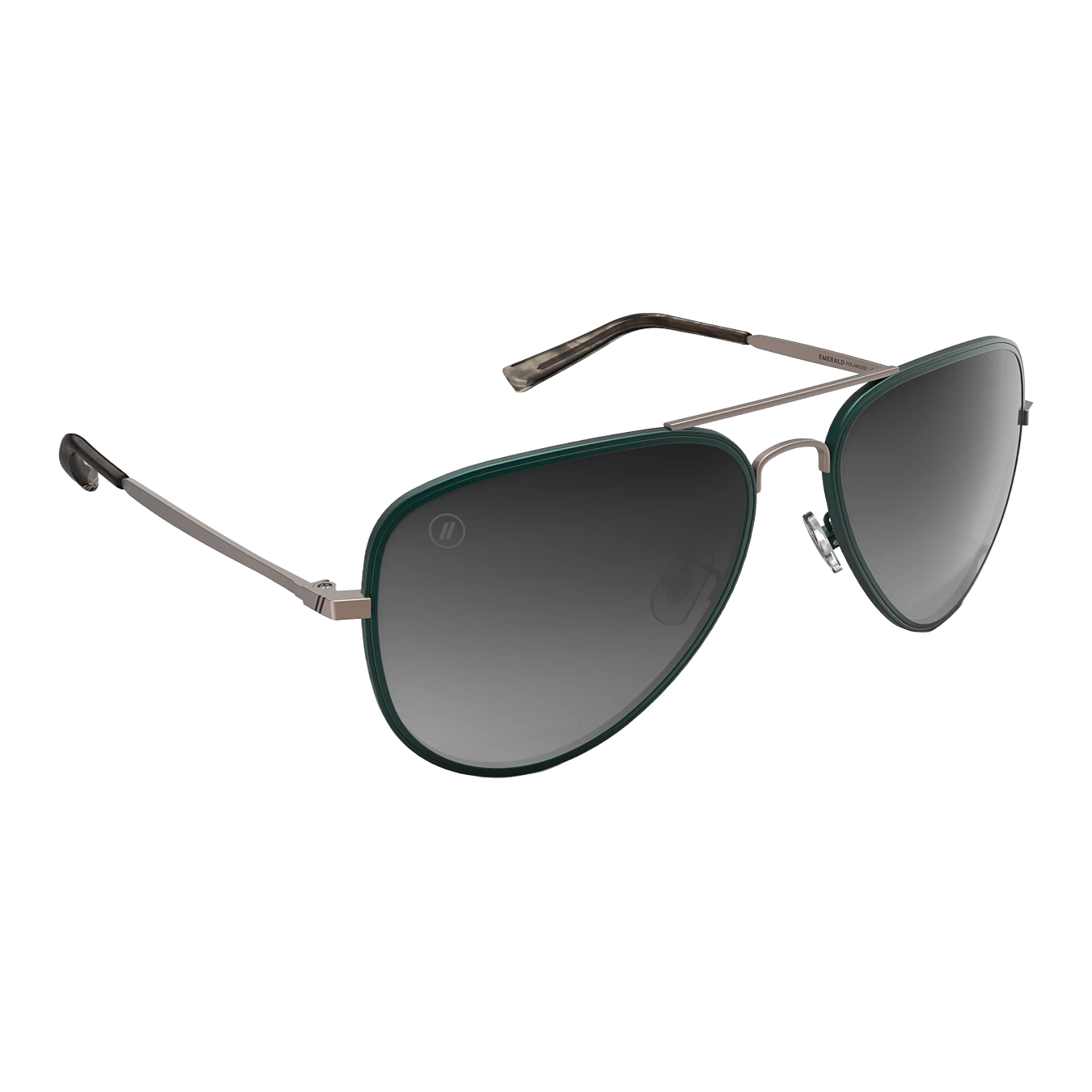 A Series Sunglasses - Emerald/Gradient Smoke #1 Polarized