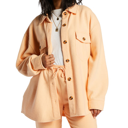 W Any Time Shacket L/S Button-up