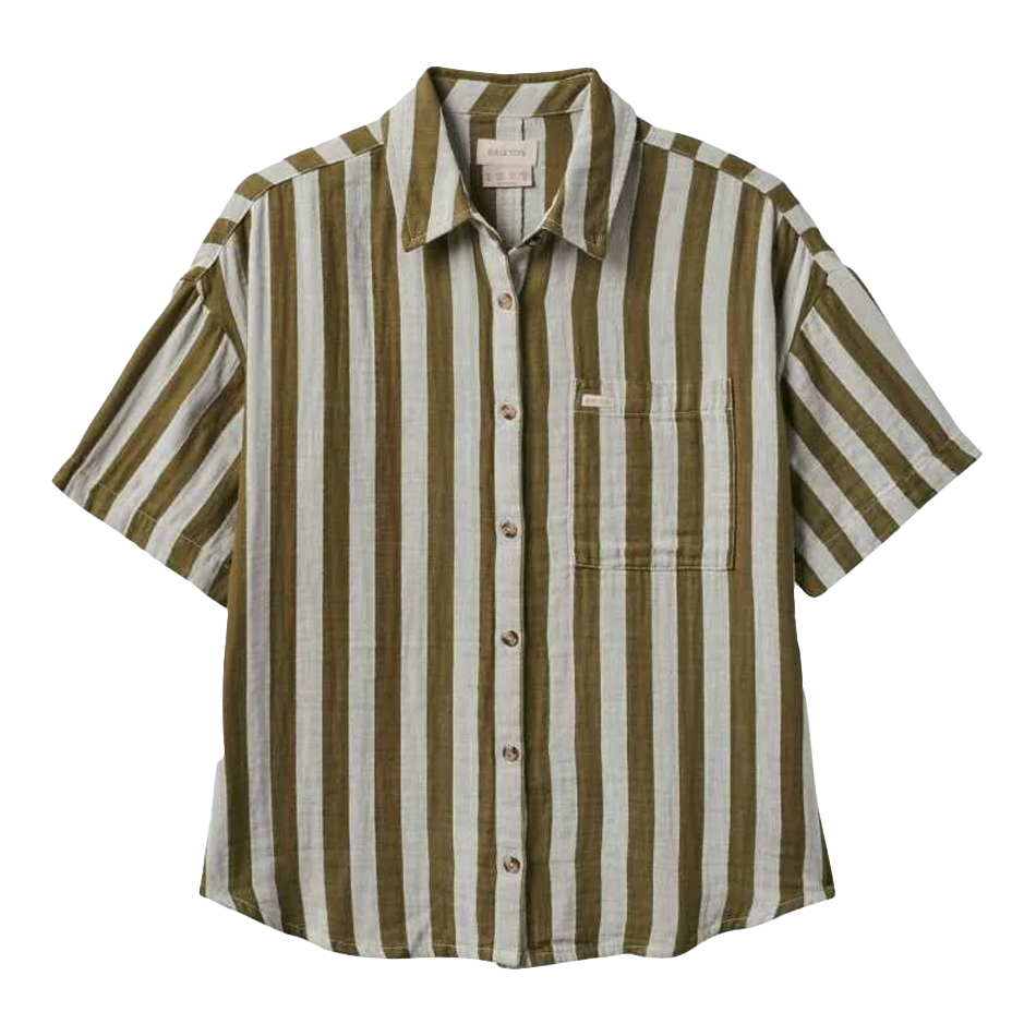 Mykonos Stripe Bf S/S Woven Shirt 2024