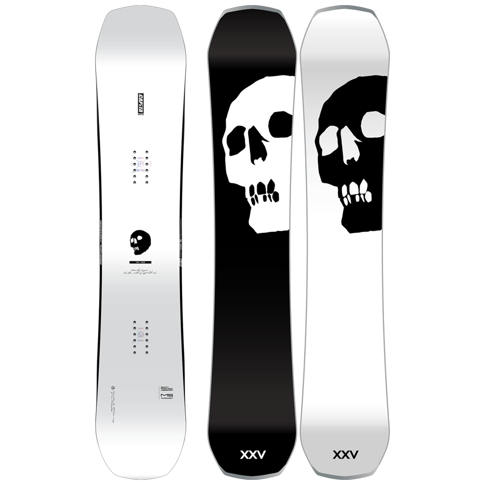 Black Snowboard Of Death Snowboard 2026