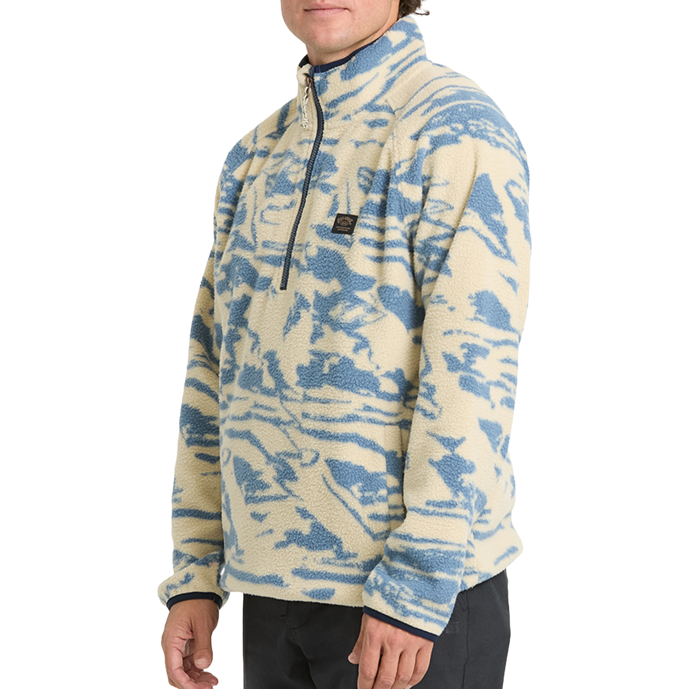 Boundary Mock Neck Fleece