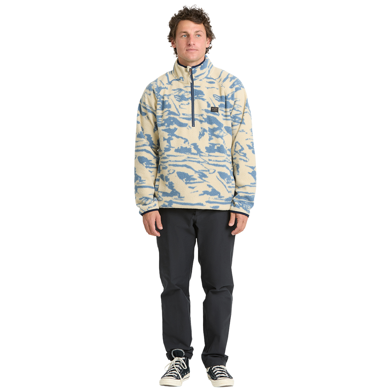 Boundary Mock Neck Fleece