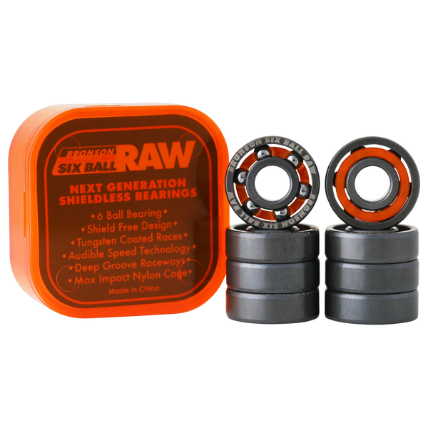 Bronson 6-Ball Raw Bearings