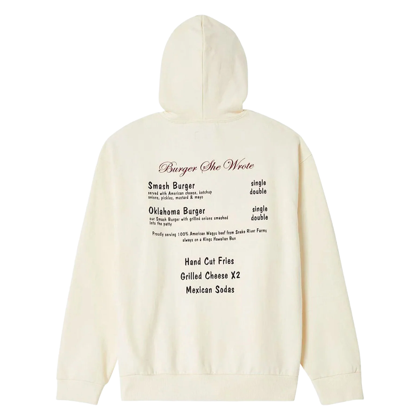 Burger She Wrote Hoodie
