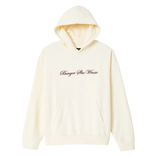 Burger She Wrote Hoodie