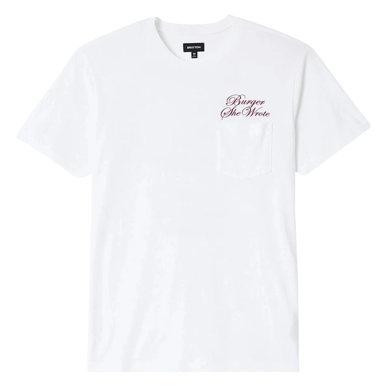 Burger She Wrote Pocket S/S T-Shirt