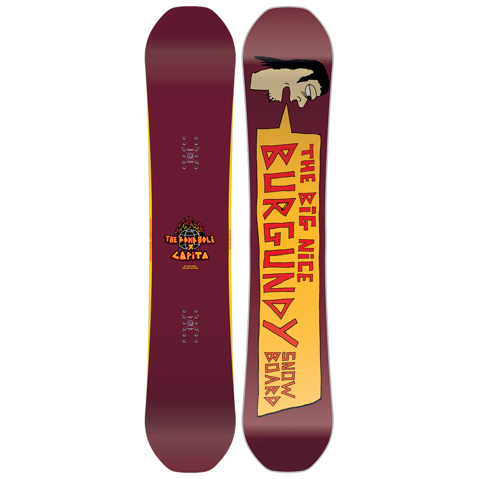 The Big Nice Burgundy Snowboard 2025