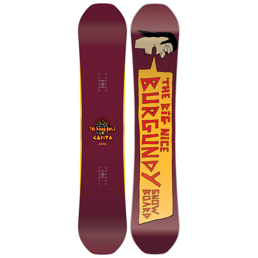 The Big Nice Burgundy Snowboard 2025