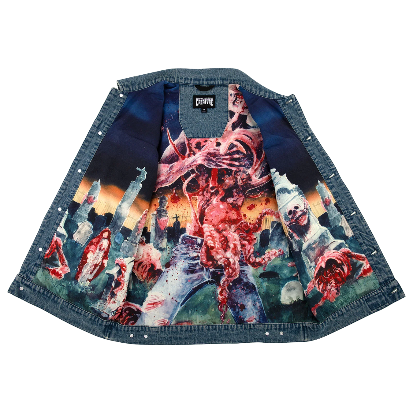 Cannibal Corpse Light Denim Vest