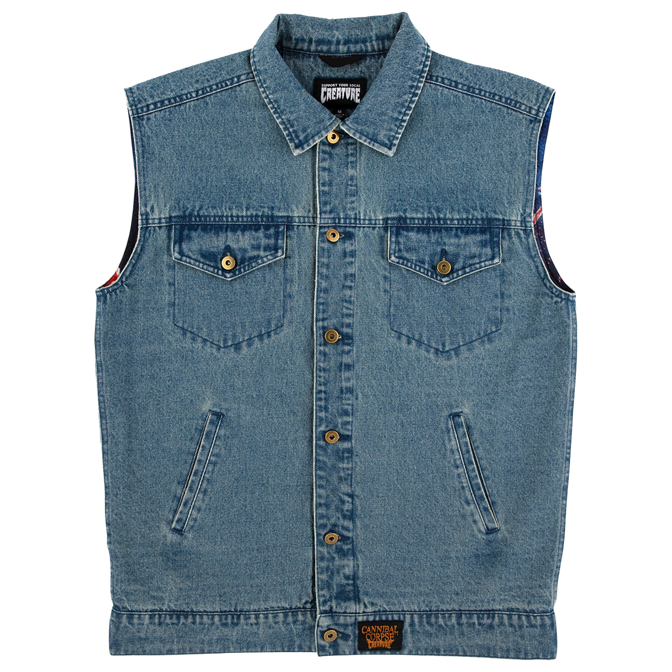 Cannibal Corpse Light Denim Vest