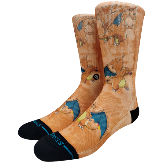 Charizard AOP Crew Sock