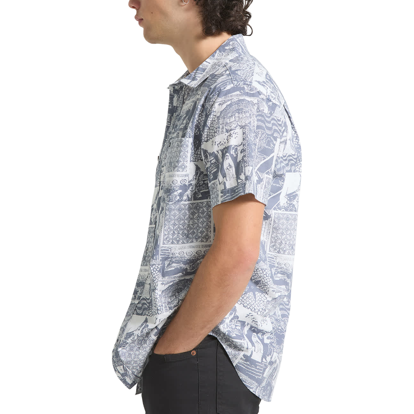Charter Print Woven S/S