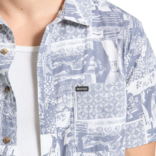 Charter Print Woven S/S