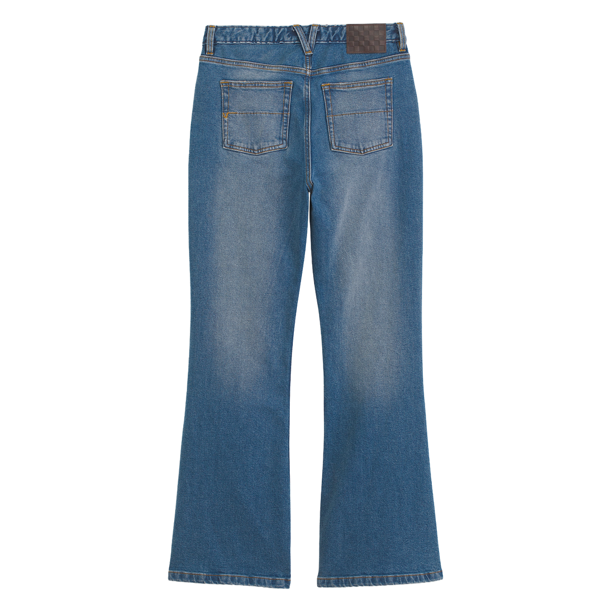 Check 5 Mid Rise Flare Pant