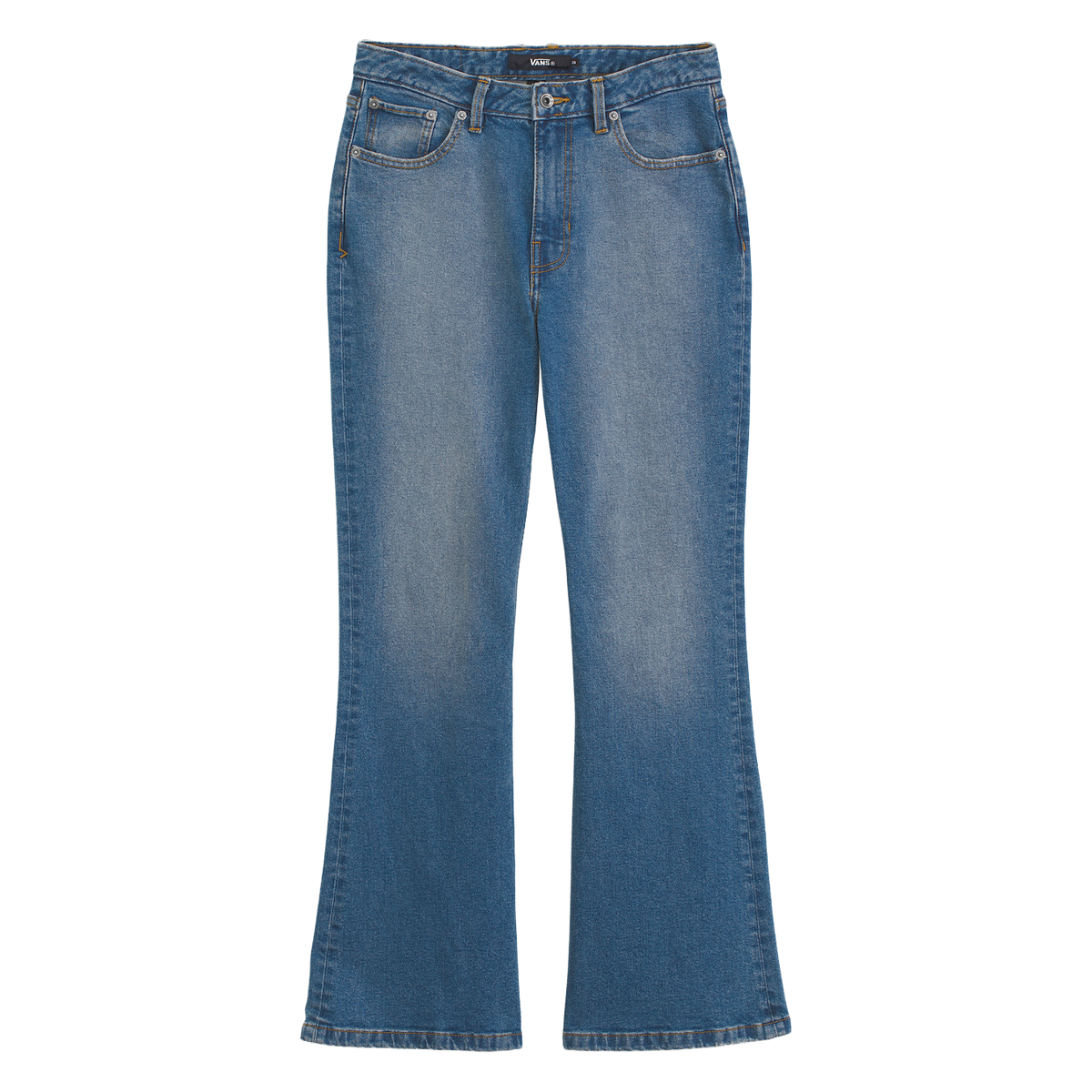 Check 5 Mid Rise Flare Pant