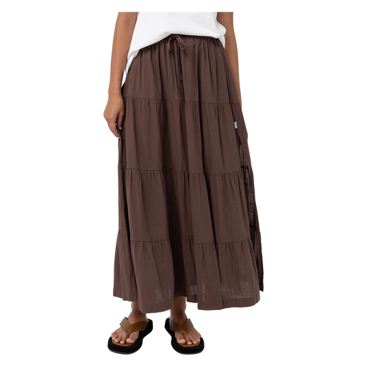 Classic Tiered Maxi Skirt