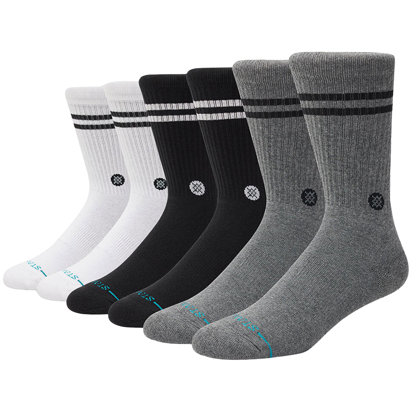 Core 6Pk Crew Sock