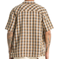 Cru Linen Blend Plaid Woven S/S