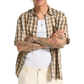 Cru Linen Blend Plaid Woven S/S