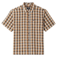 Cru Linen Blend Plaid Woven S/S