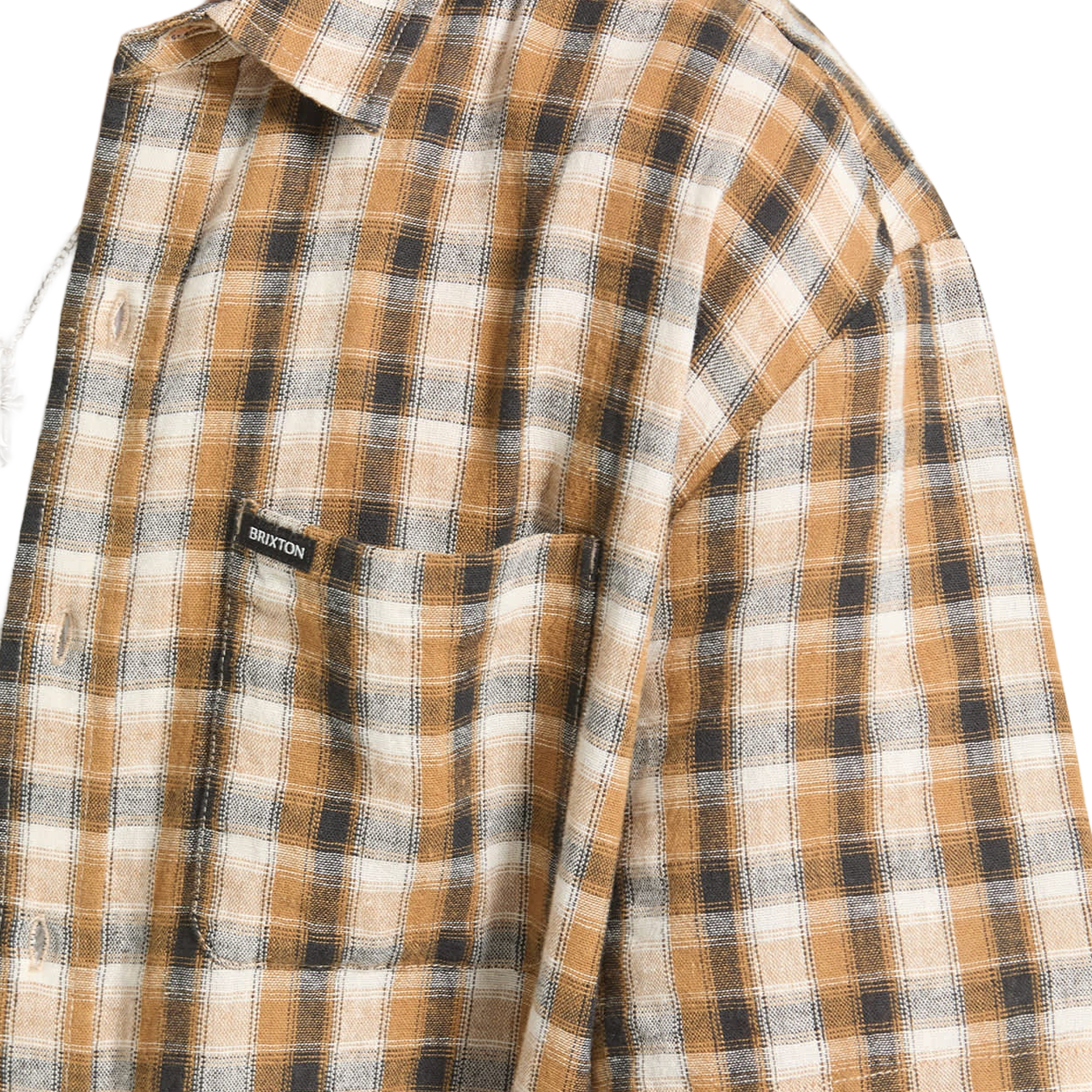 Cru Linen Blend Plaid Woven S/S