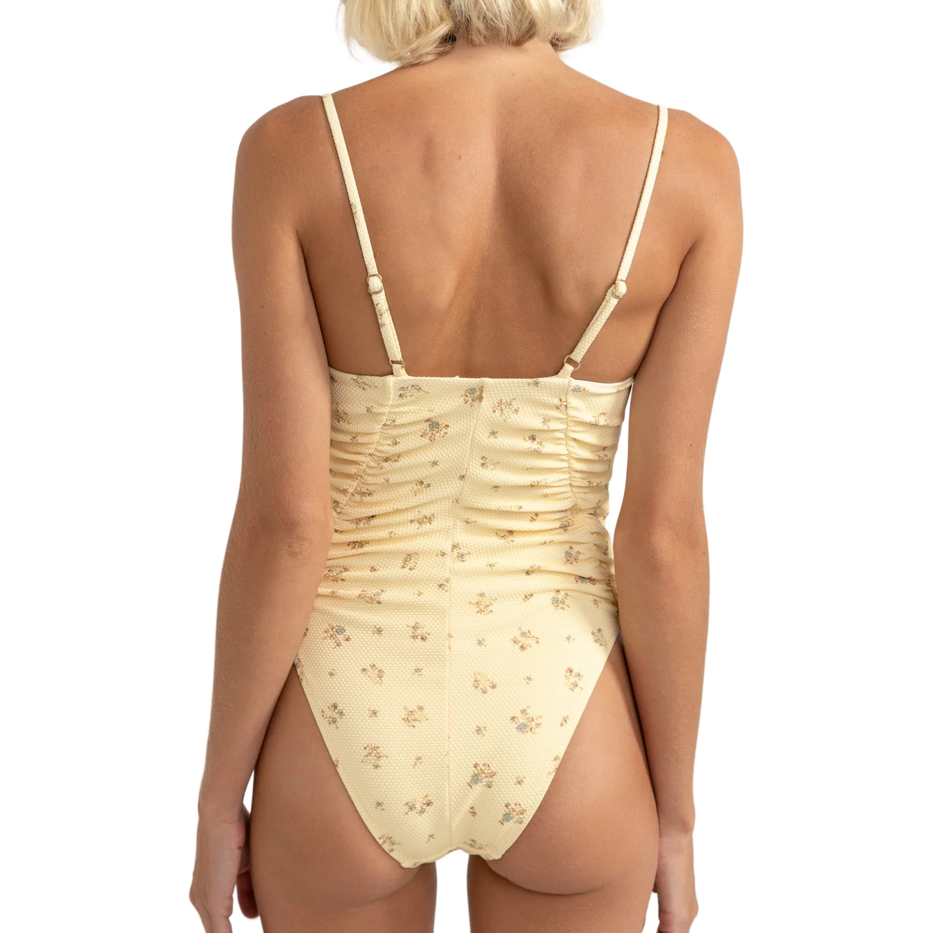 Dahlia Floral Scrunched Side One Piece 2025