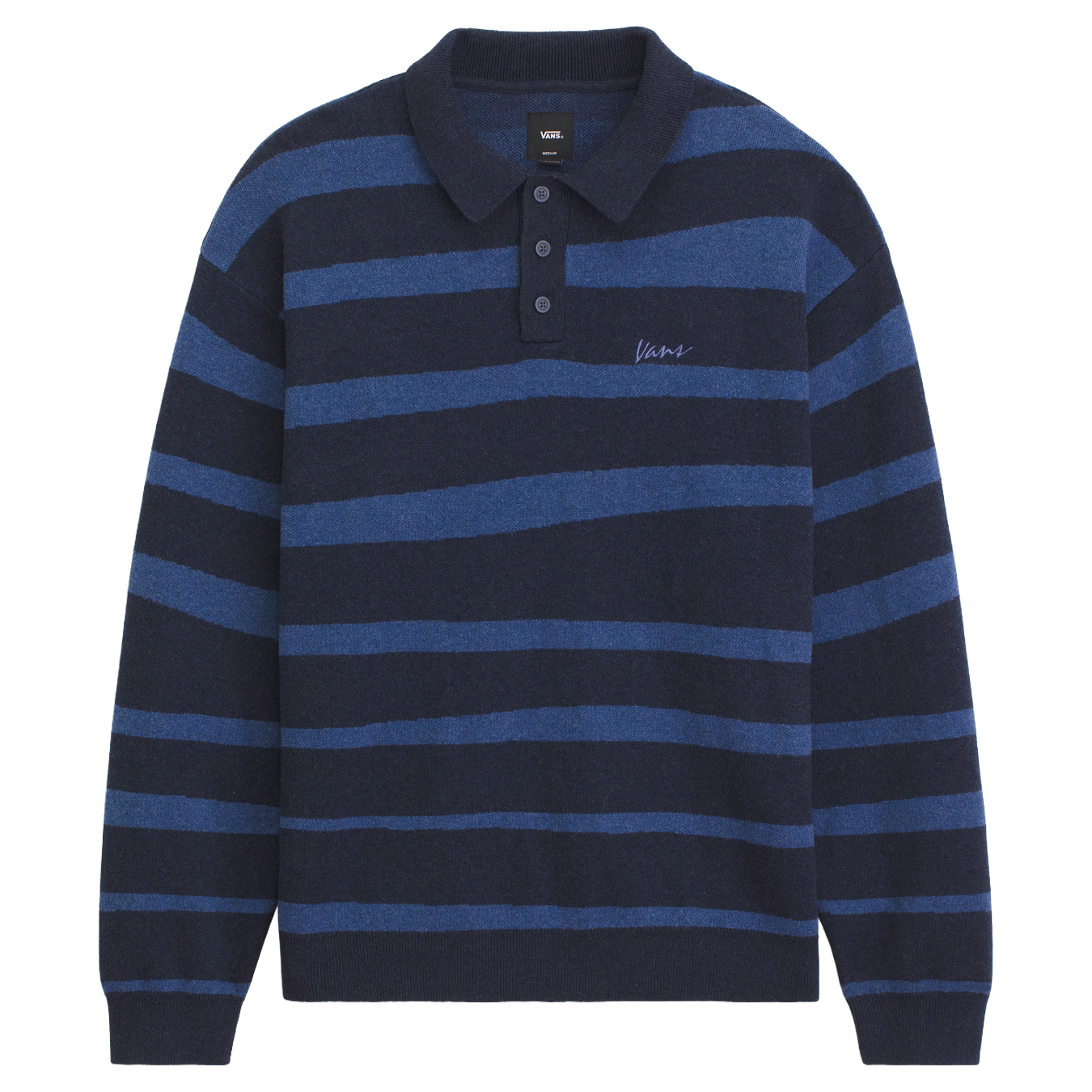 Davis Stripe Sweater Polo Shirt